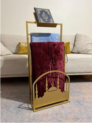 PremiumPort Safa Premium Rahleli Seccade Askısı ile Ramazan Dekoru, Şık ve Kullanışlı Ürün