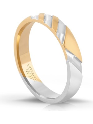 Lovering LVR420E Erkek Çelik Yüzük