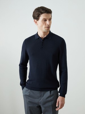 Lc Waikiki Yeni Sezon Polo Yaka Uzun Kollu Erkek Triko Kazak