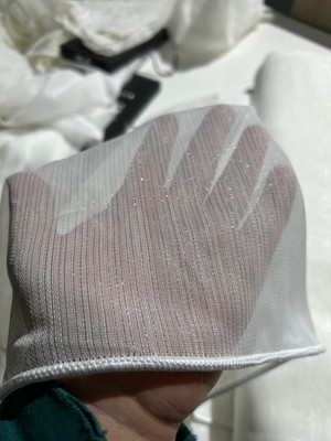 Ünverler Perde Lüks Simli Bambu Elite Seri Tül - 3 Metre - Sık Pile 1/3