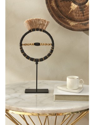 PremiumPort Şık Çocuk Figürlü Dekoratif Biblo, 14.5X14.5X21.3 cm