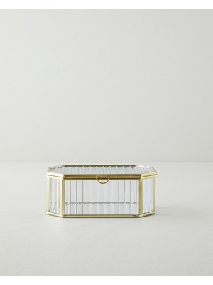 English Home Rasia Dekoratif Kutu 18X11,5X7 cm Gold