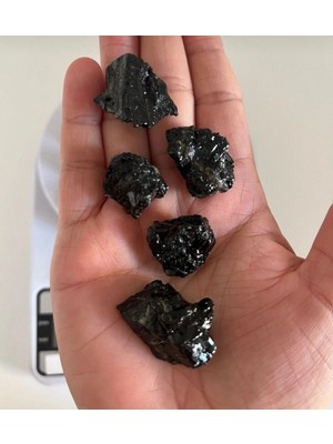 PremiumPort Siyah Turmalin Doğaltaş Parça Seti - Negatif Enerji Koruyucu, Enerji Dengeleyici