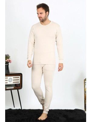 İlkyaz Fashion Erkek Pamuk Krem Içlik Takım