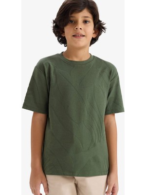 DeFacto Regular Fit Bisiklet Yaka Kısa Kollu Tişört Erkek Çocuk G6732A826SM