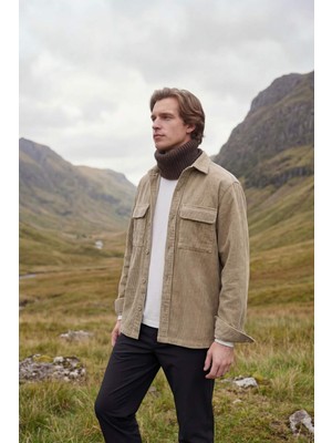 DeFacto %100 Pamuk Kadife Gömlek F8081AX26SP