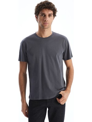 Lc Waikiki Yeni Sezon Bisiklet Yaka Penye Erkek Tişört