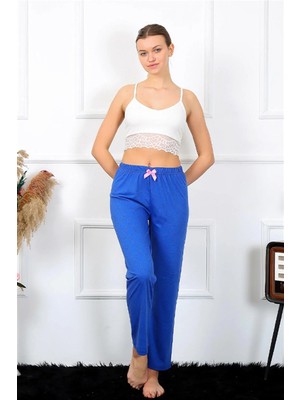 İlkyaz Fashion Kadın Pamuklu Alt Pijama Saks