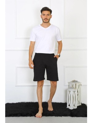 İlkyaz Fashion Erkek Pamuk Siyah Şort