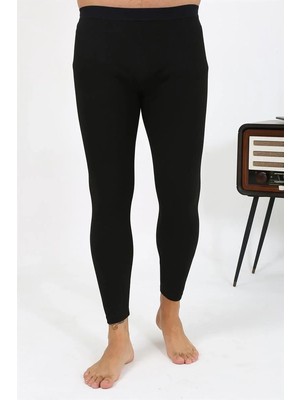 İlkyaz Fashion Erkek Termal Tayt Kışlık Tek Alt Içlik Siyah