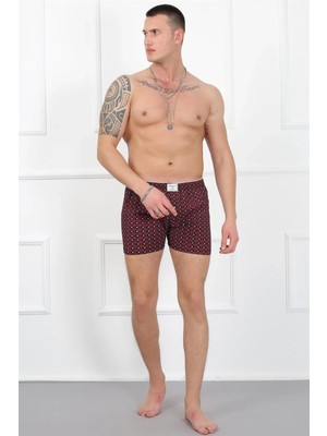İlkyaz Fashion Erkek Penye Boxer Kiremit