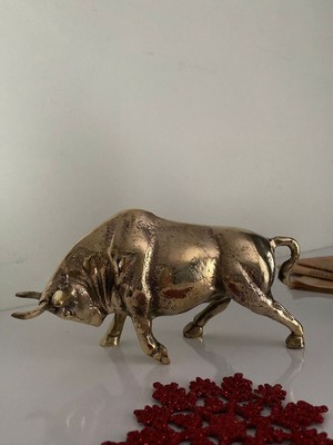 PremiumPort El Ispanyol Kızgın Boğa Figürü, Şık Dekoratif Obje, Tarz Sahibi Hediye