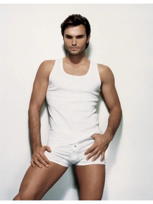 İlkyaz Fashion Çift Kaplan 775 Ribana Erkek Atlet Battal ILKYZKB-RS34