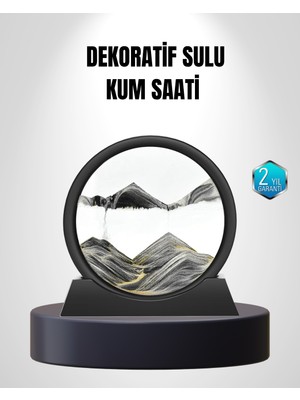 İlkyaz Fashion Zarif Cam Kum Saati – Ofis Ev ve Raf Dekoru Için Estetik Tasarım ILKYZHB-RS3455