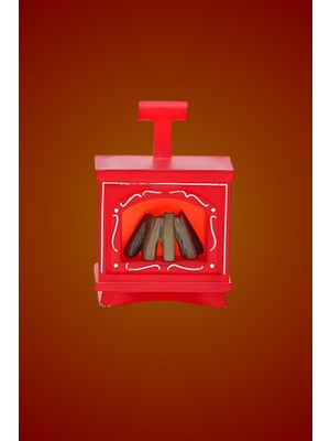 PremiumPort Mini LED Şömine, Sıcak Ambiyanslı Dekoratif Işıklı Küçük Şömine