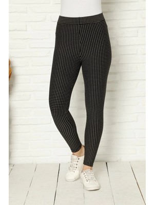 İlkyaz Fashion Penye Likralı Tayt Siyah