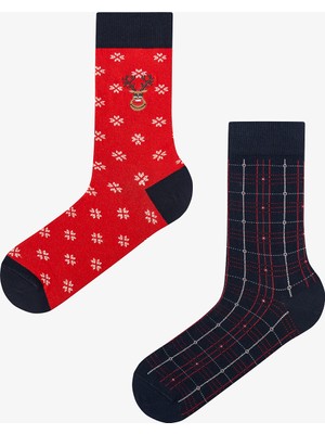 Penti Kırmzı Erkek Red Deer Soket Çorap