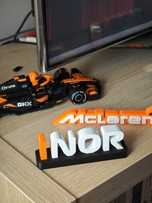 PremiumPort Hız Tutkunları Için Şık ve Detaylı Formula 1 Lando Norris Dekoru