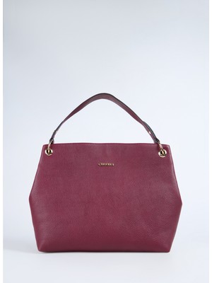 Carrera Bordo Kadın Omuz Çantası CARBYN04 Flt