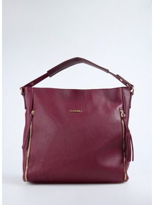 Carrera Bordo Kadın Omuz Çantası CARBYN07 Flt