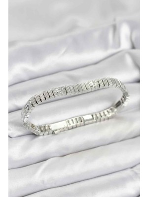 İlkyaz Fashion Gümüş Renk Vıp Seri Bileklik ILKYAZB-RSBJTR34