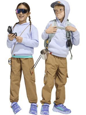 Adidas Düz Paça Kahve Erkek Çocuk Eşofman Altı KA4835 K Mc Xpl Car Pt