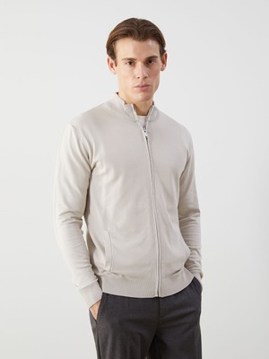 Lc Waikiki Yeni Sezon Standart Kalıp Dik Yaka Erkek Triko Hırka