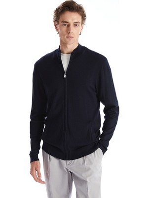 Lc Waikiki Yeni Sezon Standart Kalıp Dik Yaka Erkek Triko Hırka