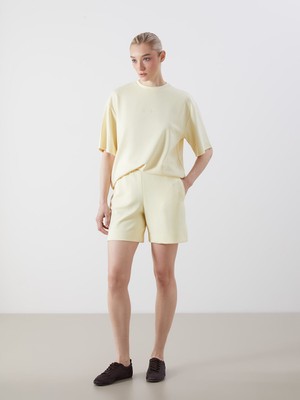 Lc Waikiki Yeni Sezon Beli Lastikli Kadın Şort