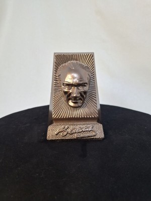 PremiumPort Ince Işçilikli Bronz Atatürk Heykeli Biblo, Şık Dekorasyon Parçası