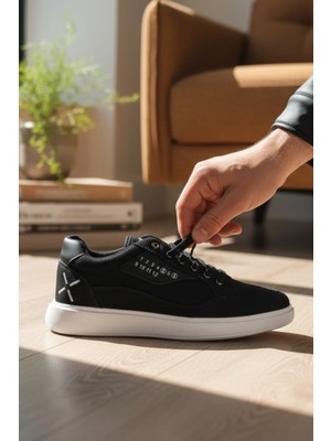 Enoch Erkek Numerik Detaylı "x" Amblem Vurgulu Günlük Spor Ayakkabı Sneaker