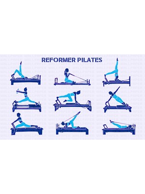 Reformer Pilates 6 Poster Duvar Kağıdı