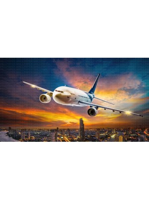 Arterior Wallpaper Güneşin Işıkları Içinde Uçak Poster Duvar Kağıdı