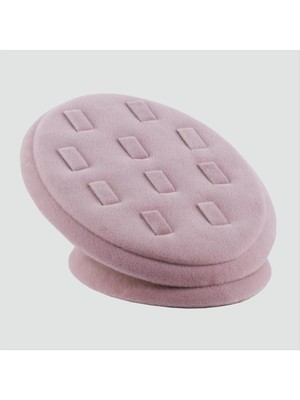 Oval Anfora Kumaş Kaplamalı Yüzük Standı