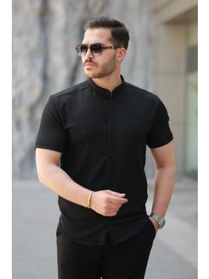 Etiler Collection Erkek Hakim Yaka Kısa Kollu Gömlek