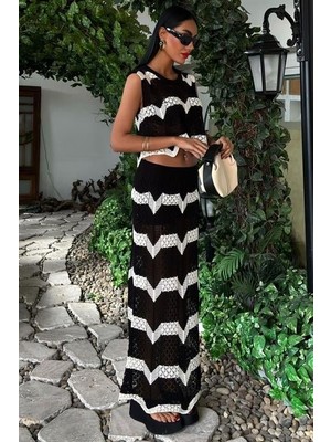 Etiler Collection Shayna Ajurlu Crop Takım 9825