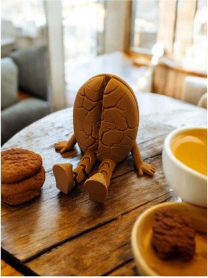 PremiumPort Sevimli Sallanan Kahve Çekirdeği Dekoratif Figür