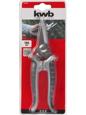 PremiumPort Pratik ve Hassas 190 mm Budama Makası, Bahçe Işleri Için Ideal Araç