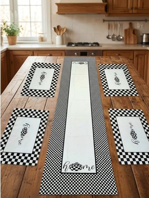 Home Desenli Desenli Runner & 4’lü Kare Supla Takım