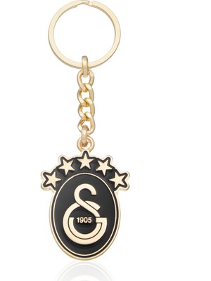 GS Store Galatasaray 5 Yıldız Metal Anahtarlık GSKEY25003