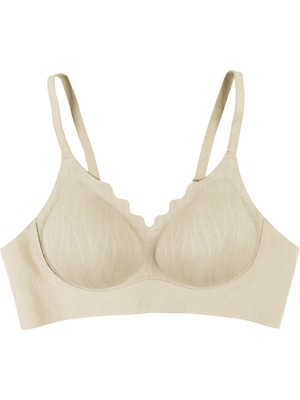 Koza İç Giyim Kadın Balensiz Çıkarılabilir Pedli Dikişsiz Tül Detaylı Lazer Sütyen