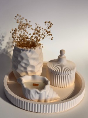 PremiumPort El Yapımı Dekoratif Vazo Seti, Şık ve Özgün Tasarım