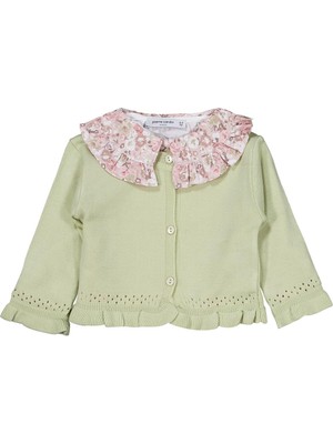 Pierre Cardin Triko Hırkalı 3'lü 6-18 Ay Takım - Yeşil 9-12 Ay