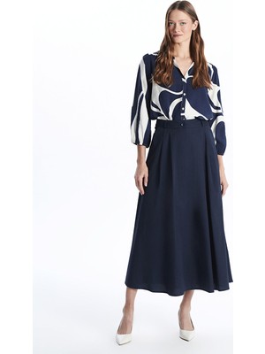 Lc Waikiki Yeni Sezon Standart Fit Poplin Kadın Etek