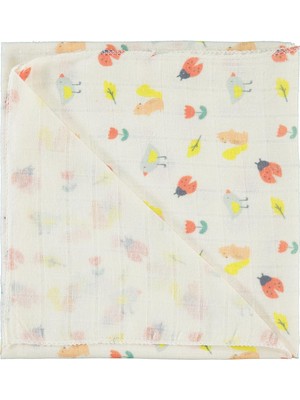 Civil Baby Uğur Böceği Empirme 75X75CM Battaniye - Ekru Standart
