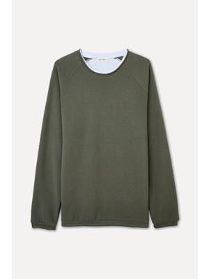 Bisiklet Yaka Sweatshırt