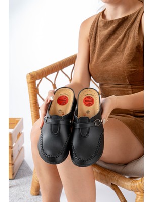 Slipcat Kadın Önü Kapalı Terlik Ortopedik Günlük Terlik Rahat Şık Terlik