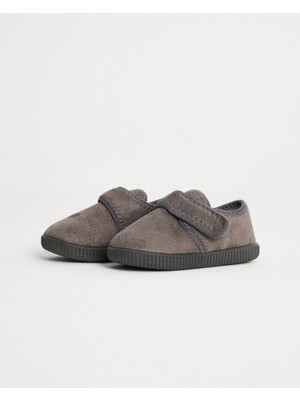 Chirpy Çocuk Süet Cırtlı  Ev Ayakkabısı - Remy