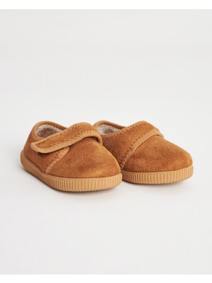 Chirpy Çocuk Süet Cırtlı  Ev Ayakkabısı - Remy