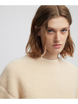 İpekyol Pelüş yün kazak IW6250050633018